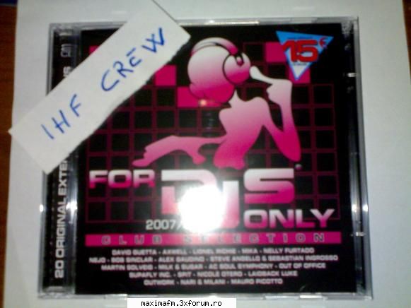 for djs only club selection 2007(album full) cd1      david -  love gone(fred
