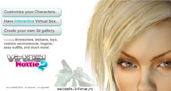 virtual hottie virtual hottie the most advanced sex simulation game, featuring lebians, toys,