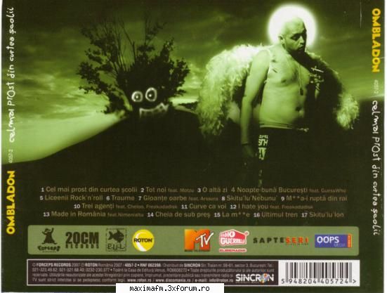 back cover mai prost din curtea album 2007)