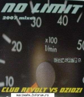 Club Revolt vs Dzidzi-No limit 2007 Mixes - Club Revolt vs Dzidzi-No - House , Dance , Trance , Club , Minimal