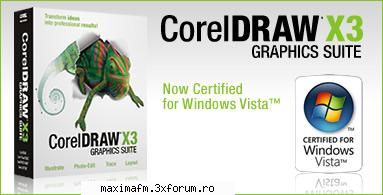 corel draw graphics suite x3 

a in than 40 new features, over 400 ideas into results with coreldraw