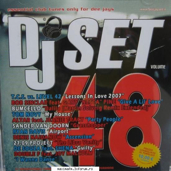 Dj Set Volume 48(House 2007) - Dj Set volume 48 01.T.C.S. vs Level - House , Dance , Trance , Club , Minimal