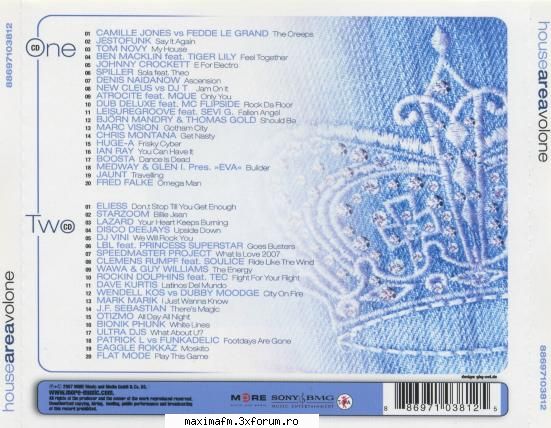 House Area Vol.1 2007 (Album Full) - MAX-DJ - House , Dance , Trance , Club , Minimal