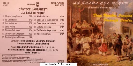 La Salul Cel Negru(cantece lautaresti) - La Salul Cel Negru 01.Dona - Manele/Gipsy music/Musica gitana