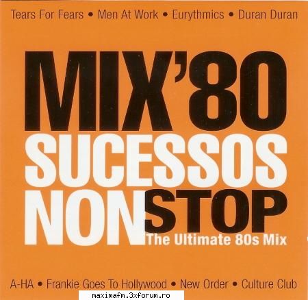 Mix' 80 - NonStop - 01. Tears For Fears - Shout 02. The Human League - Muzica veche/Old music/Musica antiqua
